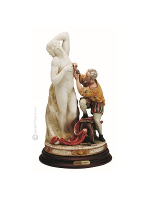 MICHELANGELO Italienische Porzellan Figur handbemalt elegant exklusiv Italienisches Design