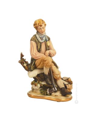 WINTER Italienische Porzellan Figur Barock handgemacht stilvoll hochwertig exklusiv klassisch