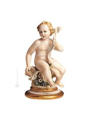 CHERUB 1038 Capodimonte Porzellan Figur handgemacht Wohnkultur exklusiv stilvoll elegant