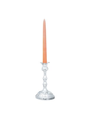 CANDELABRO 1 Flamme Kerzenständer Kerzenhalter Armleuchter Edelmetalle Versilbert Handarbeit Made in Italy