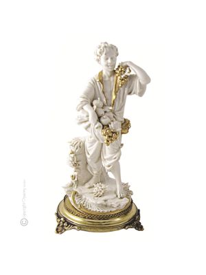 OBSTVERKÄUFER 575B Capodimonte Porzellan Figur handgemacht elegant exklusiv Wohnkultur