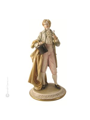 GENTLEMAN 610 Edles Porzellan Figur Barock handgemacht elegant stilvoll hochwertig exklusiv