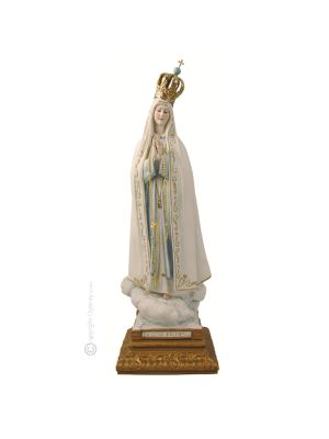 UNSERE DAME VON FATIMA Italienische Porzellan Figur handbemalt Italienisches Design hochwertig 