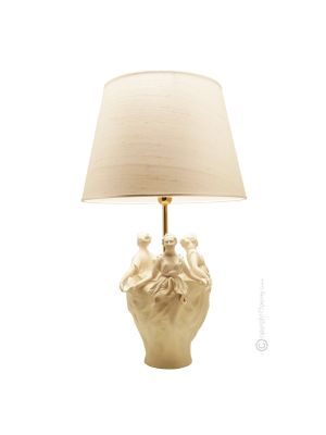 MILLENIUM VASE  - LAMPE Tischlampe Abat-jour Tischluechte Porzellan Capodimonte Made in Italy