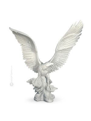 TIERE 853B Italienische Porzellan ADLER Figur handbemalt Wohnkultur elegant exklusiv