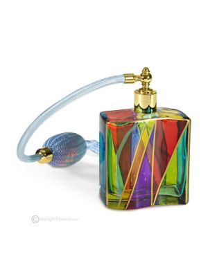 TAO Parfumflasche Spray sprühen Vernebler handbemalt authentisch Gold-Farbe Details 24k