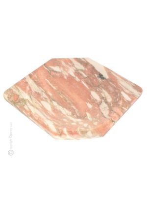 SVUOTATASCHE MARMO ROSA NORVEGIA Taschenleerer Schale Schmuckkästchen Marmor handgemacht authentisch Made in Italy