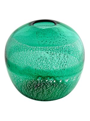 FASCIA 32 Italienische Vase Murano Glas Deko mundgeblasen modern 925 Blattsilber Venedig Stil