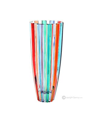 OVAL Venezianische Exklusive Vase Deko superior Klangglas handbemalt wertvoll Venedig Stil edel