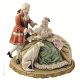 DAME UND GALLANT 1014 Italienische Porzellan Figur Barock handbemalt hochwertig exklusiv