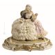 MÄRCHENSTUNDE 1044T Edles Porzellan Figur Barock handbemalt Italienisches Design Wohnkultur