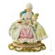 MÄRCHENSTUNDE 1044 Italienische Porzellan Figur Barock handgemacht elegant hochwertig