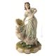 DAME 1061 Capodimonte Porzellanfigur FRAU handgemacht Italienisches Design elegant exklusiv 