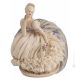 FRAU 1092 Edles Porzellan Figur Barock handgemacht Wohnkultur elegant Italienisches Design