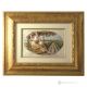 HERBST Bild Basrelief Flachrelief Porzellan Capodimonte Handgemacht Made in Italy