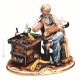 PINOCCHIO UND GEPPETTO Edles Porzellan Figur handbemalt elegant Italienisches Design exklusiv