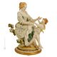 MUTTER MIT KIND 695T Capodimonte Porzellan Figur handgemacht elegant exklusiv hochwertig