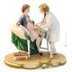 GYNÄKOLOGIN Capodimonte Porzellan Figur handbemalt elegant exklusiv Italienisches Design