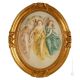 DIE DREI GRAFTEN Bild Basrelief Flachrelief Porzellan Capodimonte Handgemacht Made in Italy