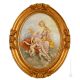 ALLEGORIE DER MUSIK Bild Basrelief Flachrelief Porzellan Capodimonte Made in Italy