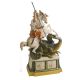 HEILIGER GEORG UND DRACHE 840 Capodimonte Porzellan Figur handbemalt Wohnkultur hochwertig