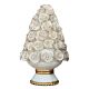 BLUMEN Exklusives Ornament aus Keramik im Barockstil mit Details aus 24 Karat Gold Made in Italy