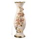 CLASSICO Italienische Keramik Vase handgemacht 24k Goldfarbe Swarovski-Kristalle Barockstil