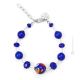 MILLEFIORI 8 Murano Glas Armband Damen Luxus Schmuck Glasperlen Murrine exklusiv Venedig Stil