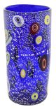 MURRINE 23 Luxus Vase Murano Glas Deko mundgeblasen 925 Blattsilber hochwertig Venedig Stil