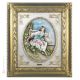 FRANCESCA  Bild Basrelief Flachrelief Porzellan Capodimonte Made in Italy