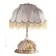 DAME MIT BARSOIS - LAMPE Tischlampe Abat-jour Tischluechte Porzellan Capodimonte Made in Italy