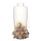 GAIO Italienische Keramik Vase handgemacht 24k Goldfarbe Blumen Barockstil handbemalt