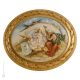 GEBURT Bild Basrelief Flachrelief Porzellan Capodimonte Handgemacht Made in Italy