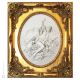 VENUS UND CUPIDO Bild Basrelief Flachrelief Porzellan Capodimonte Handgemacht Made in Italy