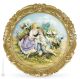 DAS ERSTE DATE Bild Basrelief Flachrelief Porzellan Capodimonte Made in Italy