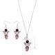 ANGELO 7 Schmuckset Damen Murano Glas Schmuck modern stilvoll exklusiv elegant Venedig Stil 