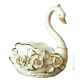 SCHWAN Exklusives Ornament aus Keramik im Barockstil mit Details aus 24 Karat Gold Made in Italy