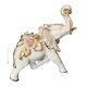 ELEFANT Exklusives Ornament aus Keramik im Barockstil mit Details aus 24 Karat Gold Made in Italy