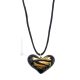 CUORE Muranoglas Kette Damen mundgeblasene Glasperlen exklusiv 24k Goldblatt Pendant Venedig Stil