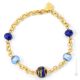 FASCIA ORO 8 Murano Glas Schmuck Armband Damen 24k Goldblatt hochwertig mundgeblasene Glasperlen