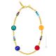 WENDY Murano Glas Schmuck Kette Damen mundgeblasene Glasperlen 925 Silberblatt Perlenkette