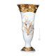 VENUSTO Italienische Keramik Vase handgemacht 24k Goldfarbe Swarovski-Kristalle Barockstil