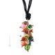 COLLANA ESTATE Modeschmuck Collier Halskette handgemachtes Perlen in Muranoglas authentisch Made in Italy