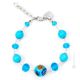 MILLEFIORI 4 Murano Glas Armband Damen Luxus Schmuck Glasperlen Murrine elegant exklusiv