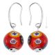 MILLEFIORI Muranoglas Ohrringe Damen Luxus Schmuck Glasperlen Murrine elegant exklusiv