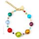 ONDA 9 Murano Glas Armband Damen Luxus Schmuck 925 Silberblatt modern stilvoll hochwertig