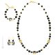 MIRHO 60 Schmuckset Damen Murano Glas Schmuck mundgeblasene Glasperlen stilvoll 24k Blattgold