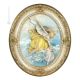 SCHUTZENGEL Bild Basrelief Flachrelief Porzellan Capodimonte Made in Italy